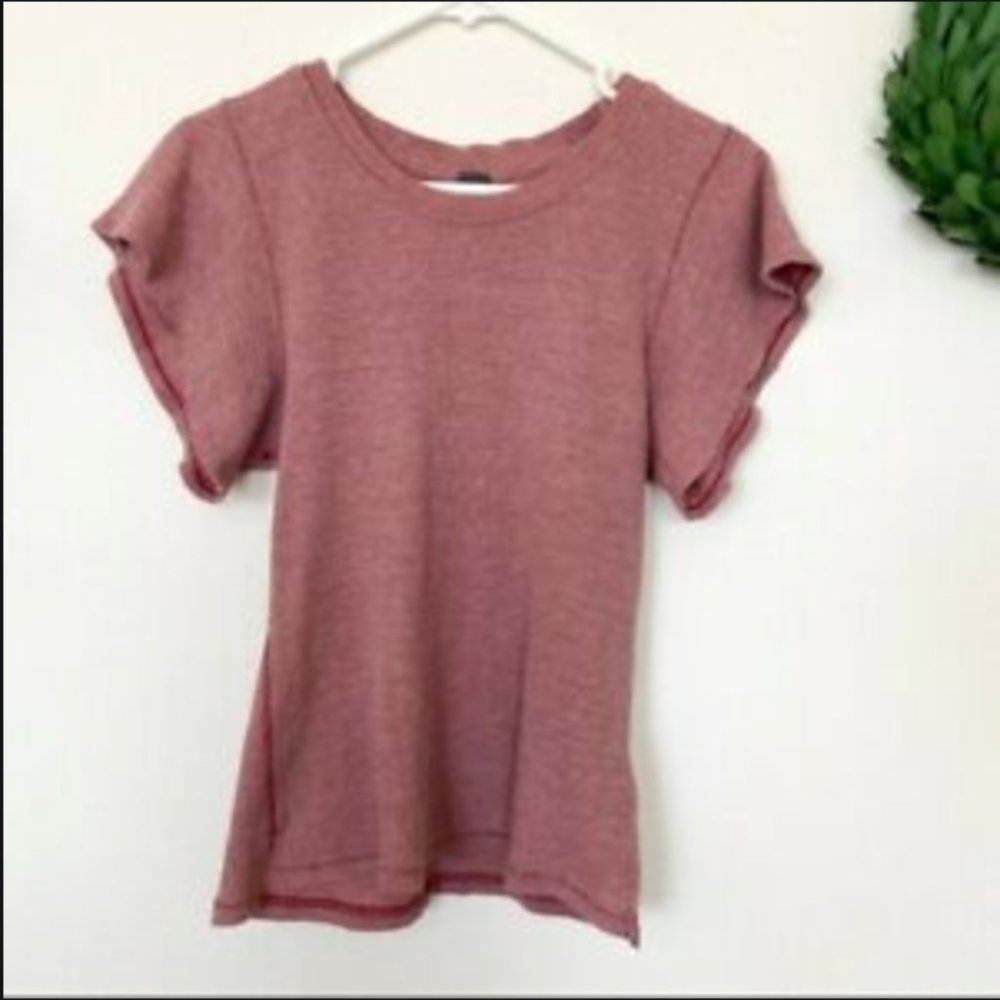 We the Free - Free People Waffle Knit Thermal Tee